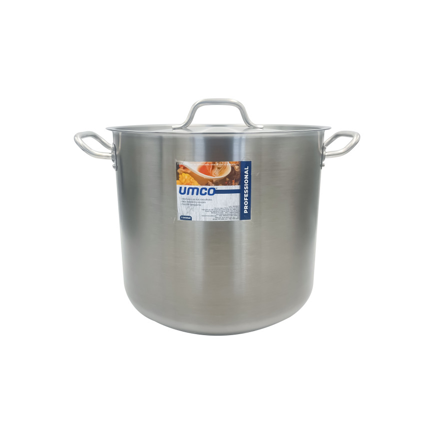 Olla Alta UMCO 20 cm de Acero Inoxidable | Resistente y Versátil
