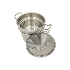 OLLA ALTA UMCO INDUSTRIAL CON CANASTILLA ACERO INOXIDABLE