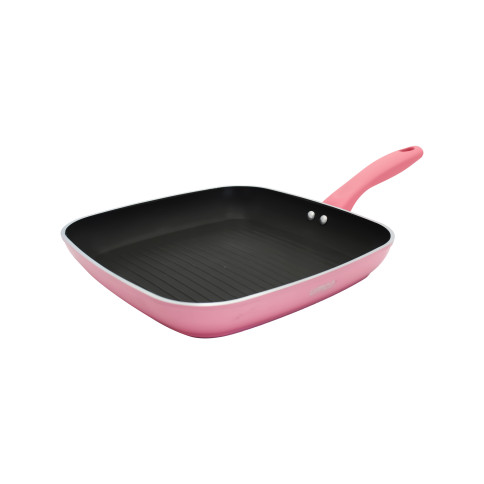 ASADOR CUADRADO UMCO COLORES ROSADO INDUCCION