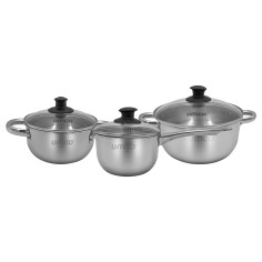 Juego de Ollas UMCO de Acero Inoxidable: Elegancia y Resistencia para tu Hogar