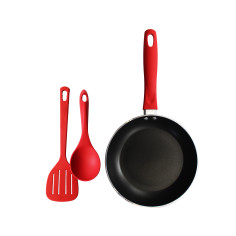 SET DUO ROJO FORJADO UMCO INDUCCION CON UTENSILIOS