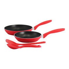 SET DUO ROJO FORJADO UMCO INDUCCION CON UTENSILIOS