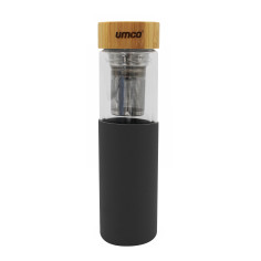 Botella Duo-Glass UMCO: Hidratación con estilo, sabor puro y máxima practicidad