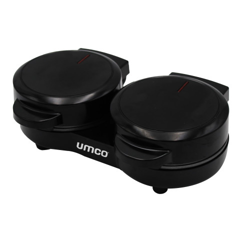 Mini Waflera 2 en 1 UMCO 1100W | Wafles y Panqueques con Placas Antiadherentes Intercambiables