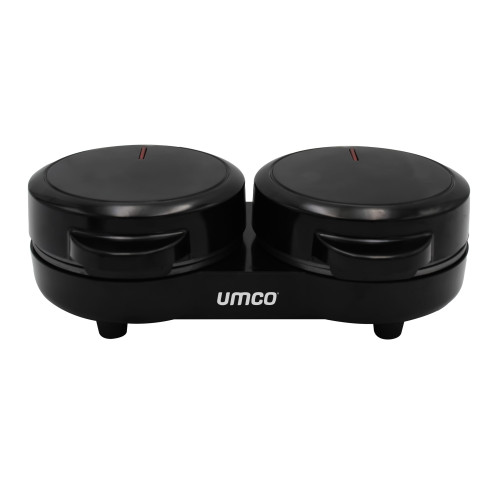 Mini Waflera 2 en 1 UMCO 1100W | Wafles y Panqueques con Placas Antiadherentes Intercambiables