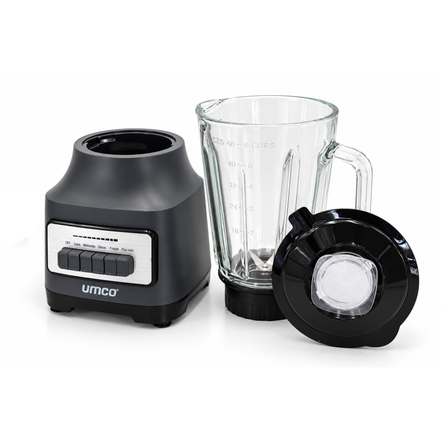 Licuadora Pulse Mix 1.5 L | 5 Funciones y Triturador de Hielo UMCO
