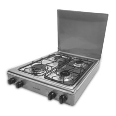 Cocineta a Gas Atlanta de 4 Quemadores con Tapa de Acero | UMCO