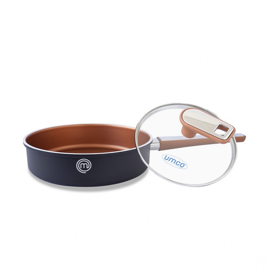 SARTÉN HONDO MASTERCHEF UMCO T/V INDUCCIÓN 24 CM