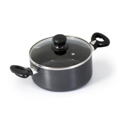 CALDERO MARMOLIZADO NEGRO