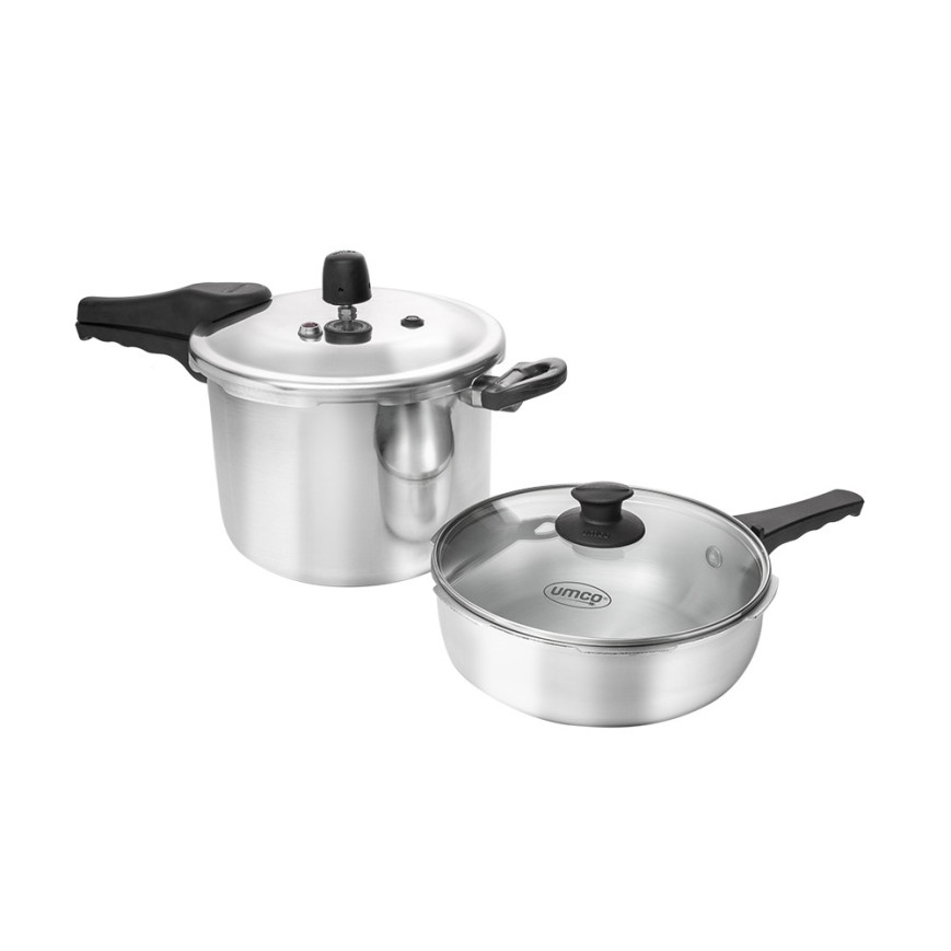 COMBO UMCO OLLA  A PRESIÓN  6 + 2 LITROS
