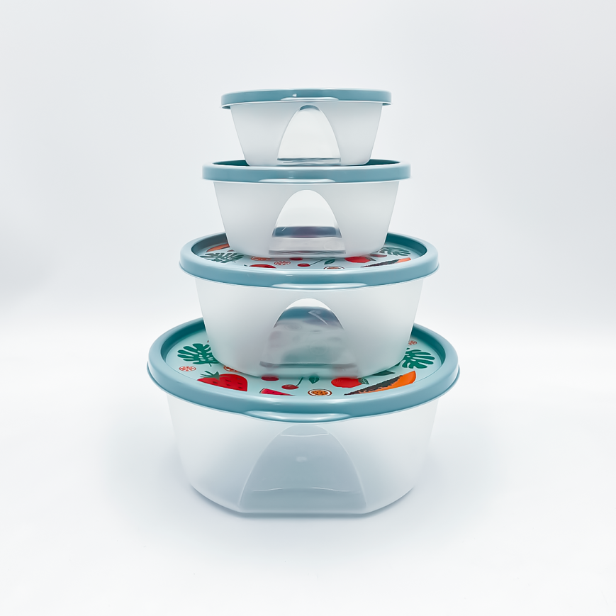 JUEGO 4 PIEZAS REDONDAS DECORADO JAGUAR