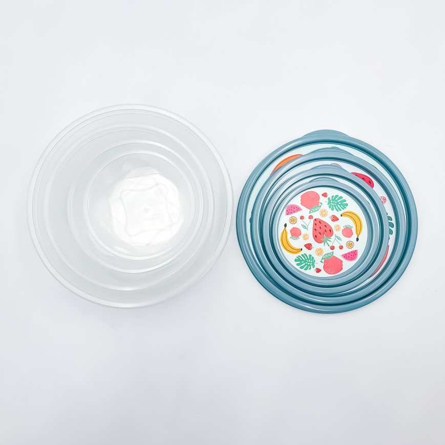 JUEGO 4 PIEZAS REDONDAS DECORADO JAGUAR