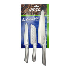 SET DE CUCHILLOS UMCO INOX
