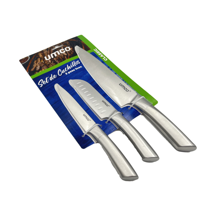 SET DE CUCHILLOS UMCO INOX