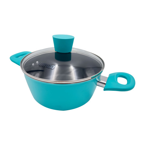 Olla Umco Turquesa Inducción: Estilo y Sabor en tu Mesa (20 cm)