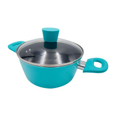 Olla Umco Turquesa Inducción: Estilo y Sabor en tu Mesa (20 cm)