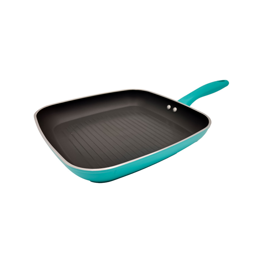 ASADOR CUADRADO UMCO COLORES TURQUESA INDUCCION