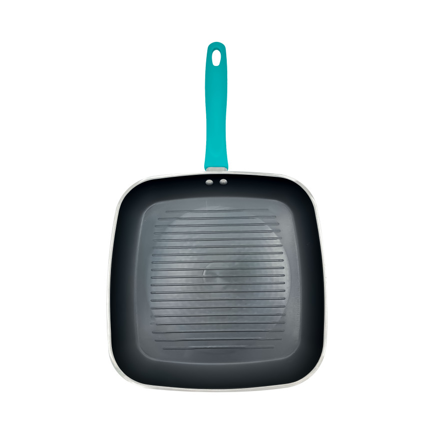 ASADOR CUADRADO UMCO COLORES TURQUESA INDUCCION