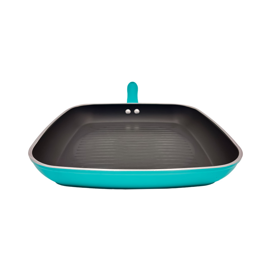 ASADOR CUADRADO UMCO COLORES TURQUESA INDUCCION