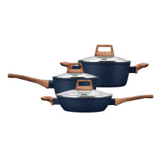 Set Blue UMCO Ceramic Inducción: Cocina con estilo, salud y máxima practicidad